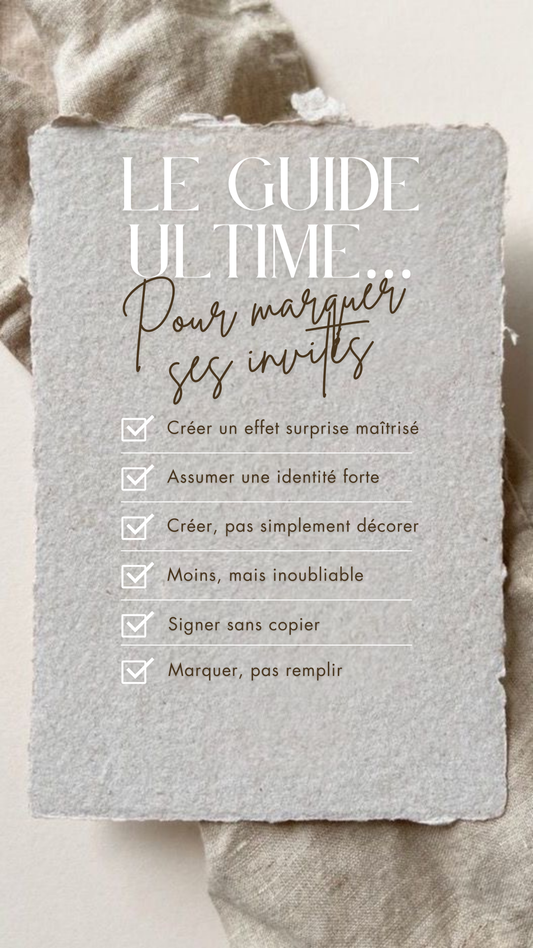 Le guide ultime pour marquer ses invités