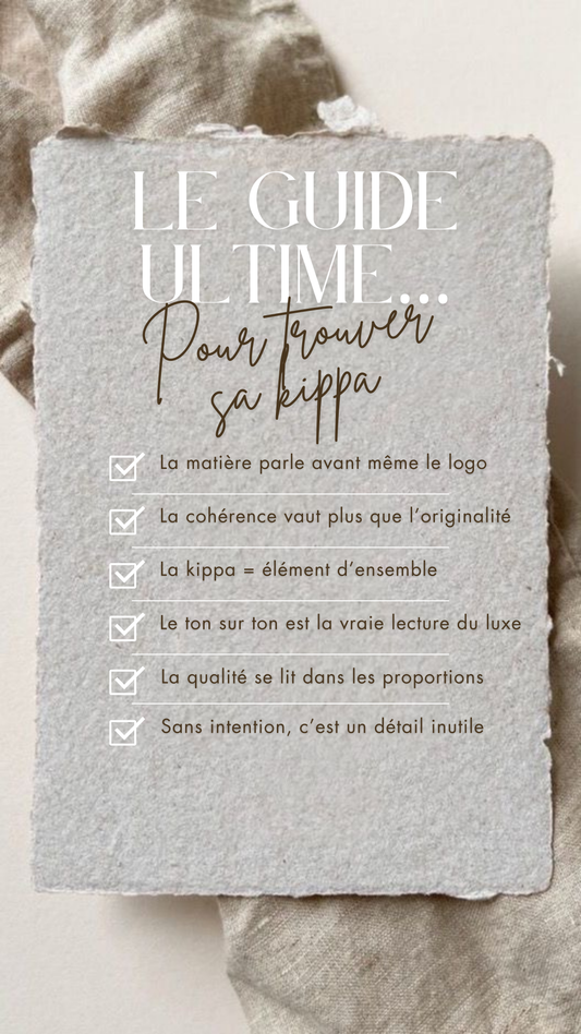 Le guide ultime pour trouver sa kippa